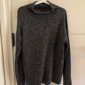 SOLD Tahari Black Speckled Pullover Sweater